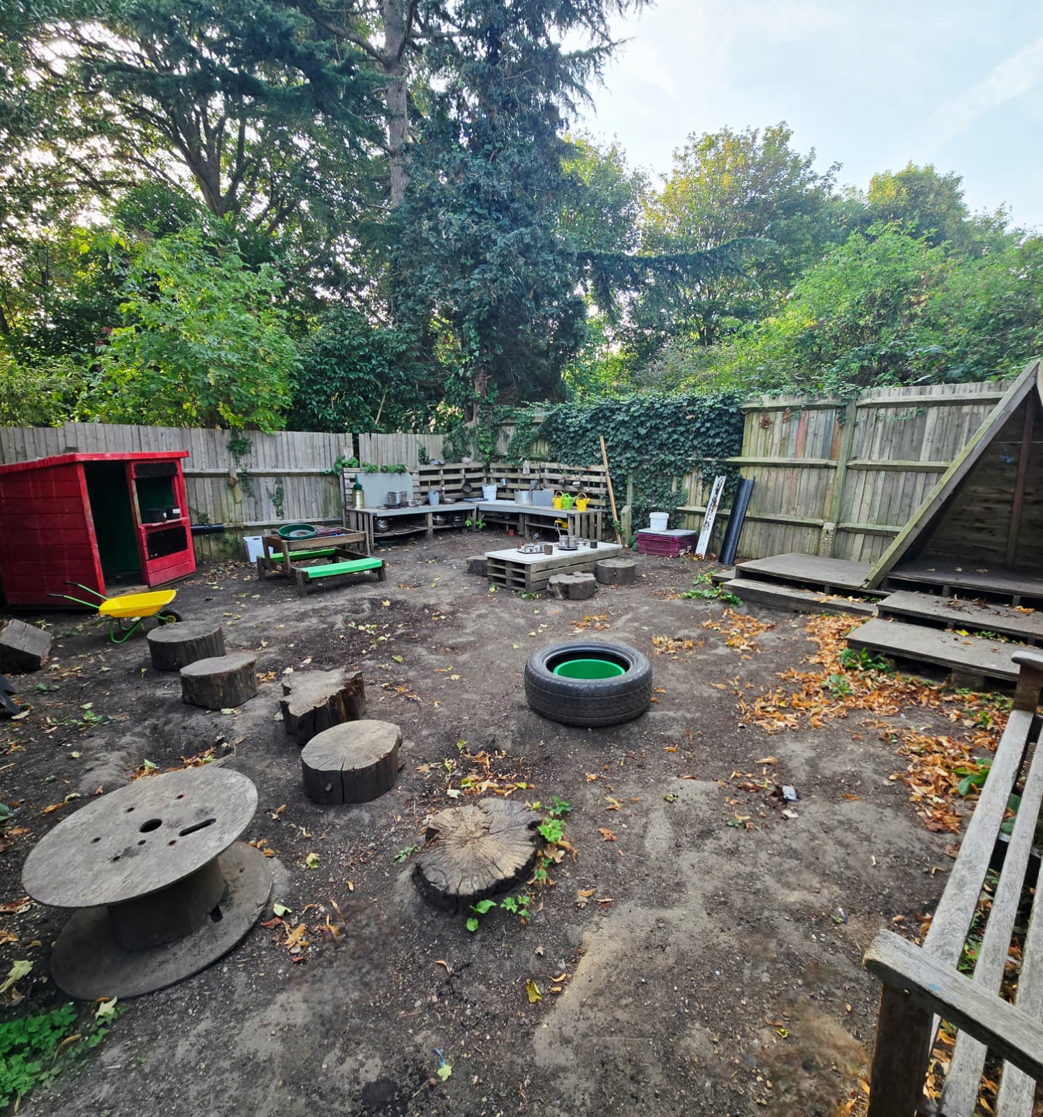The Secret Garden at Banana Moon Bromley Nursery: Outdoor Play, Learning and Adventure
